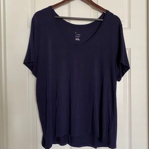 A New Day Navy Crew Neck Short Sleeve T, Size XXL